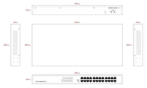 LVN-1UMOUNT-24PORT-1G - Lanview - Switchs et Hubs - visuel 2