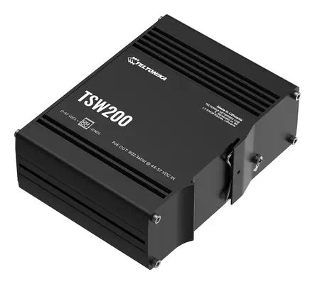 Teltonika TSW200 Non-géré Gigabit Ethernet (10/100/1000) Connexion Ethernet, supportant l'alimentati - Switchs et Hubs - visuel 2