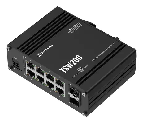 Teltonika TSW200 Non-géré Gigabit Ethernet (10/100/1000) Connexion Ethernet, supportant l'alimentati - Switchs et Hubs - visuel 3
