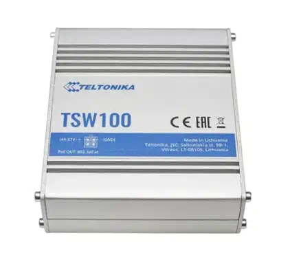 Teltonika TSW100 commutateur réseau Gigabit Ethernet (10/100/1000) Connexion Ethernet, supportant l' - Switchs et Hubs - visuel 1