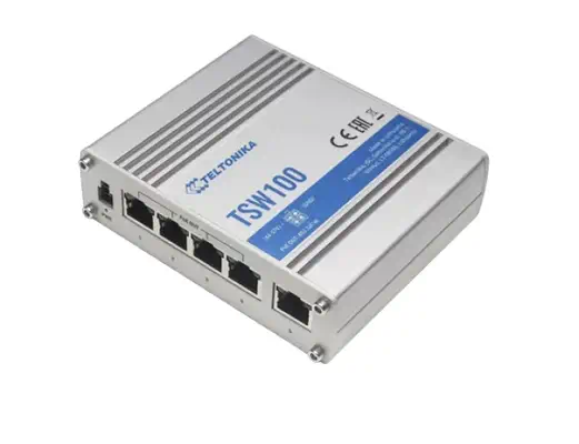 Teltonika TSW100 commutateur réseau Gigabit Ethernet (10/100/1000) Connexion Ethernet, supportant l' - Switchs et Hubs - visuel 3