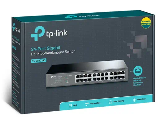 TP-Link TL-SG1024D commutateur réseau Non-géré Gigabit Ethernet (10/100/1000) Gris - Switchs et Hubs - visuel 4