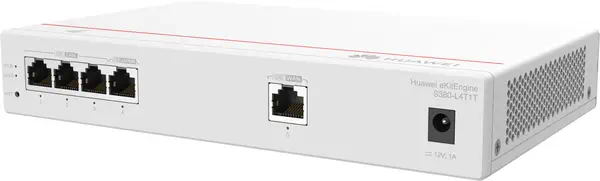 HUAWEI eKit S380 Series S380-L4T1T Géré Gigabit Ethernet (10/100/1000) 1U Gris - Huawei - Routeur - visuel 2