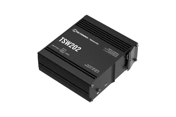 Teltonika TSW202 Géré L2 Gigabit Ethernet (10/100/1000) Connexion Ethernet, supportant l'alimentatio - Switchs et Hubs - visuel 3