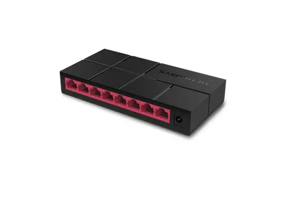 Mercusys MS108G commutateur réseau Non-géré Gigabit Ethernet (10/100/1000) Noir - Switchs et Hubs - visuel 2