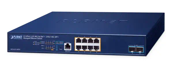 Layer 3, 8-Port 2.5GBASE-T - PLANET - Switchs et Hubs - visuel 1