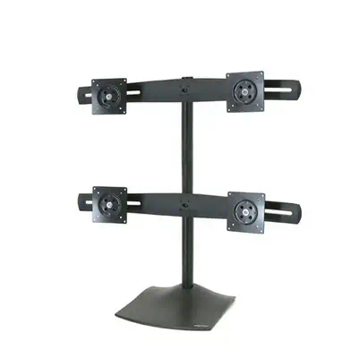 DS100 Quad Monitor Desk Stand Ergotron - visuel 1 - hello RSE - Encombrement réduit