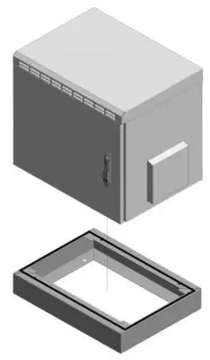 LOGON RAPIP55BAZ64BL accessoire de racks Étagère avec plinthe - Rack et Armoire - visuel 2