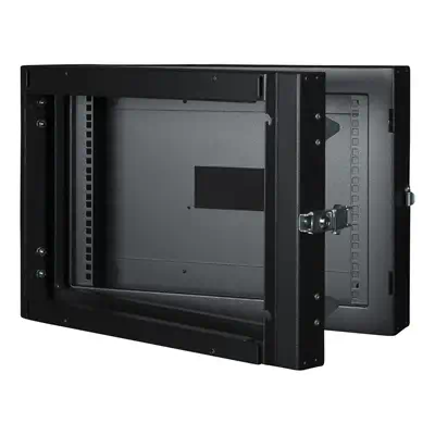 LOGON RWMD07UBL étagère 7U Rack monté sur le mur Noir - Rack et Armoire - visuel 1