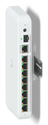 Ubiquiti UACC-Switch-DIN Blanc Polycarbonate (PC) - Accessoire Wifi - visuel 2