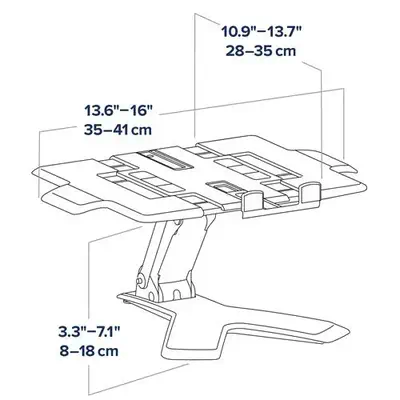 Neo-Flex™ Notebook Lift Stand - Ergotron - Support Fixe & Mobile - visuel 5
