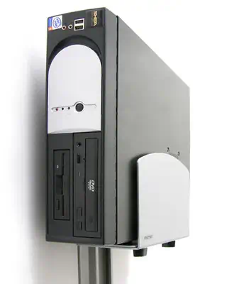 Ergotron Vertical Universal CPU Holder Argent - Accessoire Moniteur - visuel 3