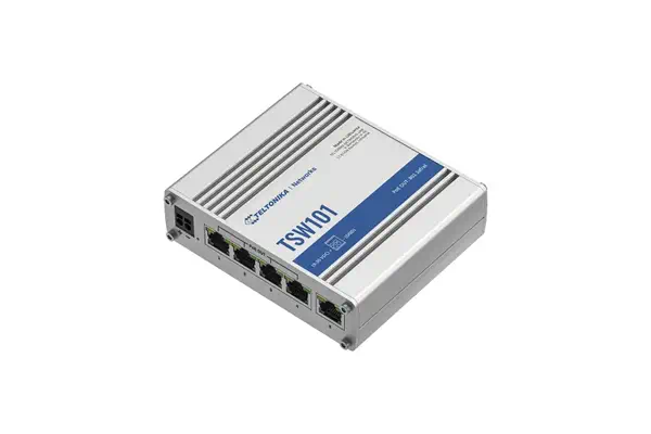 Teltonika TSW101 Gigabit Ethernet (10/100/1000) Connexion Ethernet, supportant l'alimentation via ce - Switchs et Hubs - visuel 4