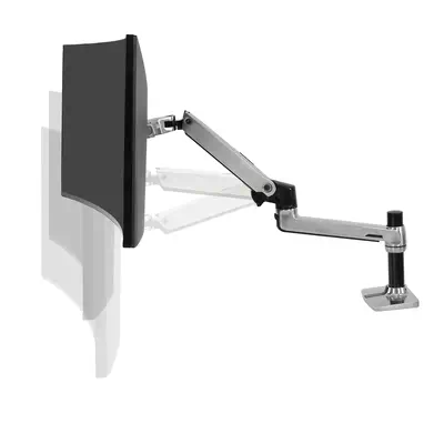 Ergotron LX Series Desk Mount LCD Arm 86,4 cm (34") Bureau Noir - Support Fixe & Mobile - visuel 8