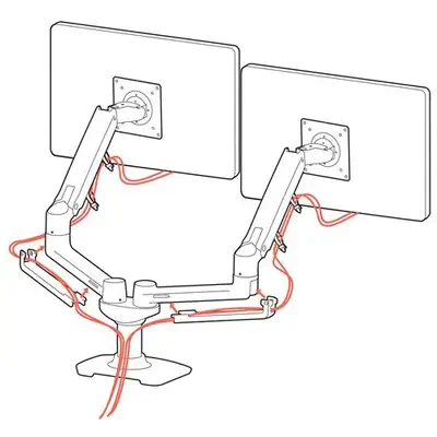 Ergotron LX Series 45-245-026 support d'écran plat pour Ergotron - visuel 1 - hello RSE - Double usage