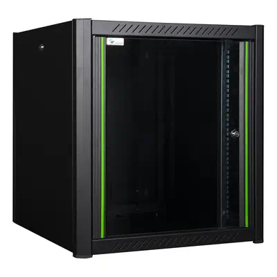 LOGON RWP12U56BL étagère 12U Rack monté sur le mur Noir - Rack et Armoire - visuel 1