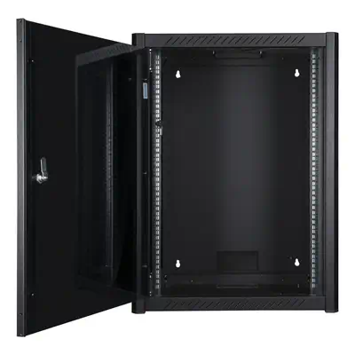LOGON RWP16U45BL étagère 16U Rack monté sur le mur Noir - Rack et Armoire - visuel 2