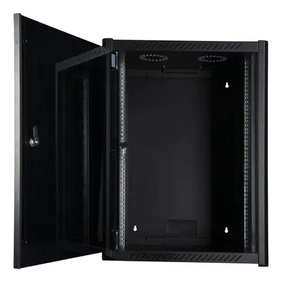 LOGON RWP16U56BL étagère 16U Rack monté sur le mur Noir - Rack et Armoire - visuel 2