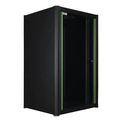 LOGON RWM20U56BL étagère 20U Rack monté sur le mur Noir - Rack et Armoire - visuel 1