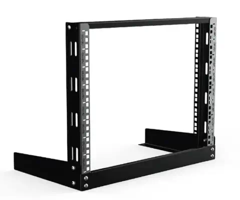 Lanview LVR08U63BL étagère 8U Rack monté sur le mur Noir - Rack et Armoire - visuel 1