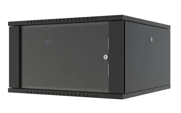 Lanview RWF07U66BL étagère 7U Rack monté sur le mur Noir - Rack et Armoire - visuel 1