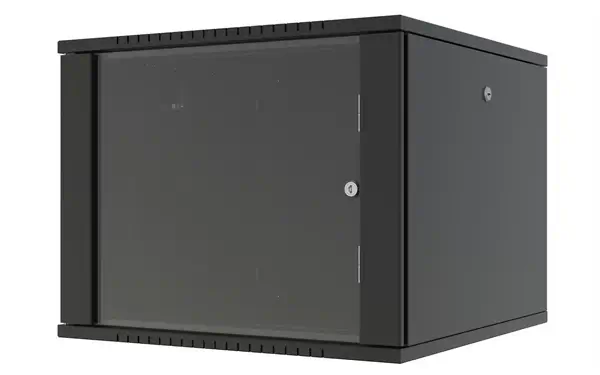 Lanview RWF09U66BL étagère 9U Rack monté sur le mur Noir - Rack et Armoire - visuel 1