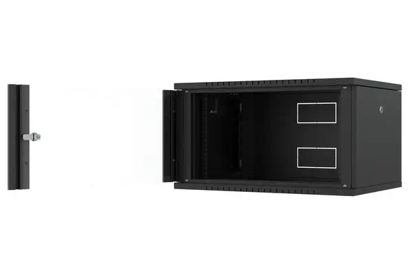 Lanview RWF07U45BL étagère 7U Rack monté sur le mur Noir - Rack et Armoire - visuel 2