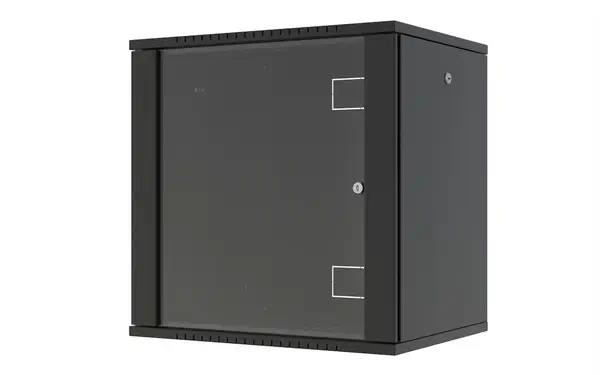 Lanview RWF12U45BL étagère 12U Rack monté sur le mur Noir - Rack et Armoire - visuel 1