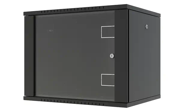 Lanview RWF09U45BL étagère 9U Rack monté sur le mur Noir - Rack et Armoire - visuel 1