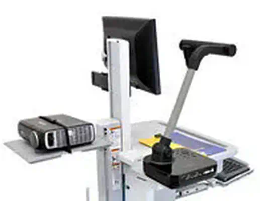 Ergotron Large Utility Shelf support pour projecteurs Plafond Gris - Support Fixe & Mobile - visuel 2