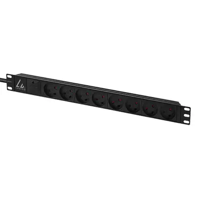 Lanview LVR-2MDK-SPD-DK8 unité de distribution d'énergie 8 sortie(s) CA 1U - Rack et Armoire - visuel 2