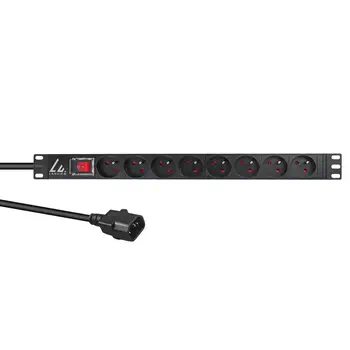 Lanview LVR-2MSCH-SW-C13-8 unité de distribution d'énergie 8 sortie(s) CA 1U Noir offre