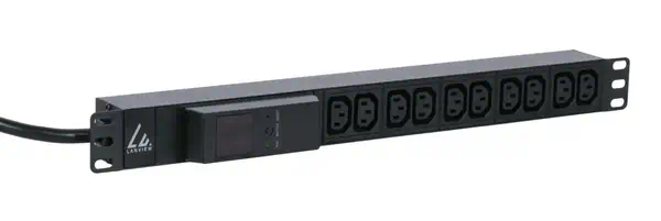 Lanview LVR261877 unité de distribution d'énergie 10 sortie(s) CA 1U Noir - Rack et Armoire - visuel 1