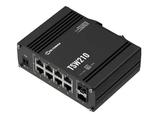 TELTONIKA NETWORKS TSW210 Industrial Ethernet Switch - Teltonika - Switchs et Hubs - visuel 1