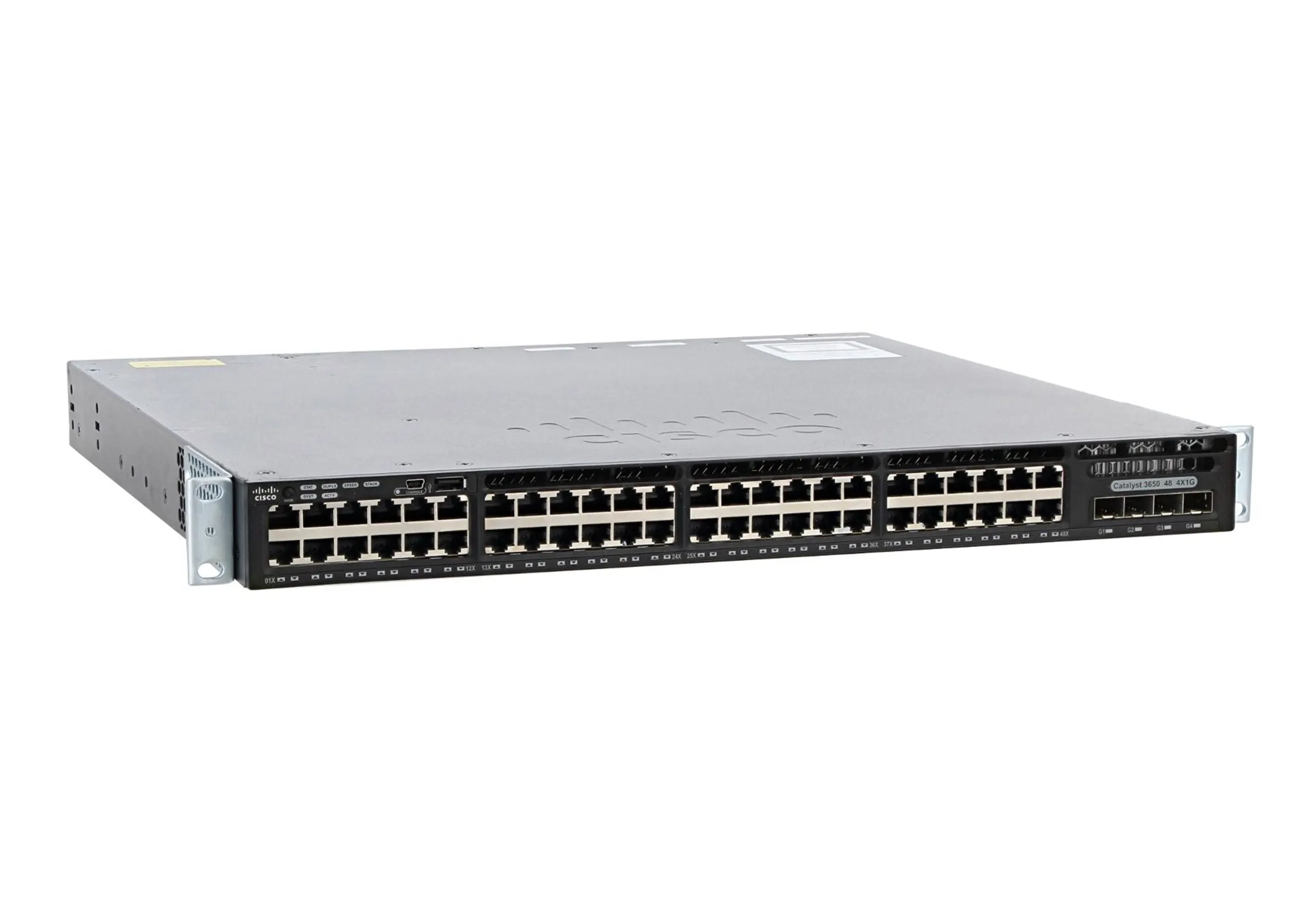 Cisco Catalyst WS-C3650-48TS-S Géré L3 Gigabit Ethernet (10/100/1000) 1U Noir - Switchs et Hubs - visuel 1