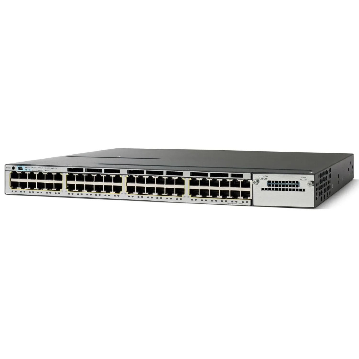 Cisco Catalyst 3750X, Refurbished Géré L3 Gigabit Ethernet (10/100/1000) Connexion Ethernet, support - Switchs et Hubs - visuel 1