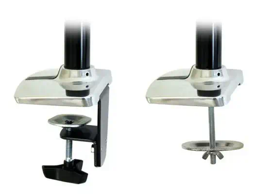 Desk Mount LCD Arm, Tall Pole Ergotron - visuel 1 - hello RSE - Encombrement réduit