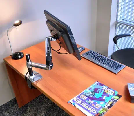 Desk Mount LCD Arm, Tall Pole Ergotron - visuel 1 - hello RSE - Conception élégante