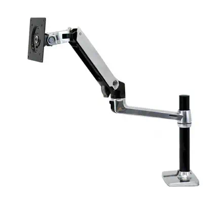 Desk Mount LCD Arm, Tall Pole Ergotron - visuel 1 - hello RSE - Souplesse supplémentaire
