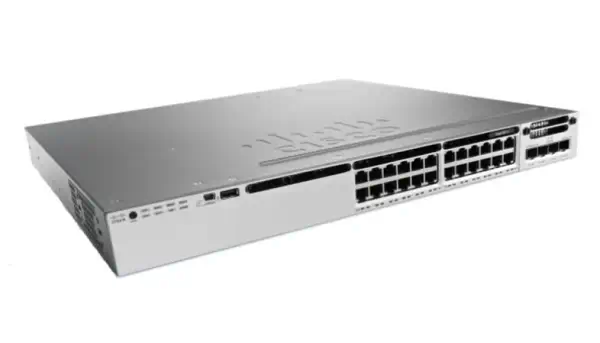Cisco Catalyst WS-C3850-24S-S-RFB commutateur réseau Géré L3 Gigabit Ethernet (10/100/1000) 1U Noir, - Switchs et Hubs - visuel 1