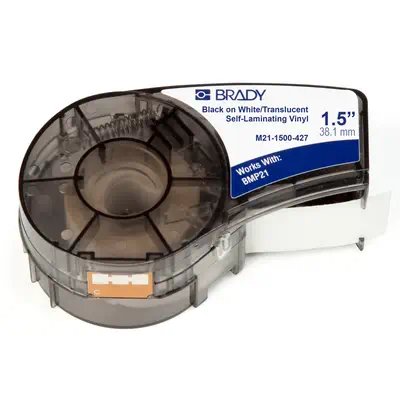Brady M21-1500-427 étiquette à imprimer Noir, Blanc Imprimante d'étiquette adhésive - Autres consommables - visuel 1