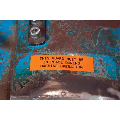 Brady M21-500-595-OR étiquette à imprimer Orange Imprimante d'étiquette adhésive - Autres consommables - visuel 3