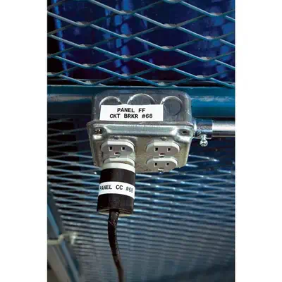 Brady M21-750-595-WT étiquette à imprimer Noir, Blanc Imprimante d'étiquette adhésive - Autres consommables - visuel 3