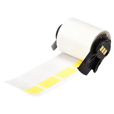 Brady M6-31-427-YL étiquette à imprimer Transparent, Jaune Imprimante d'étiquette adhésive - Autres consommables - visuel 1