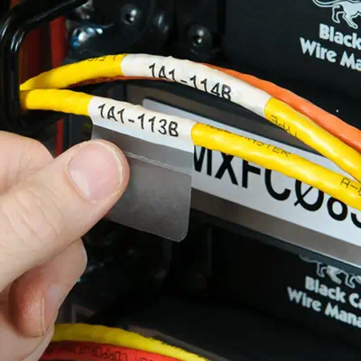 Brady M6-32-427-YL étiquette à imprimer Transparent, Jaune Imprimante d'étiquette adhésive - Autres consommables - visuel 2