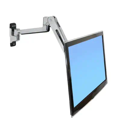 LX Sit-Stand Wall Mount LCD Arm - Ergotron - Support Fixe & Mobile - visuel 3