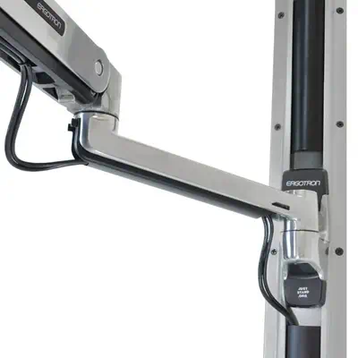 Ergotron LX Sit-Stand Wall Mount Keyboard Arm - Clavier - visuel 3