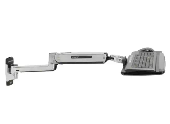 Ergotron LX Sit-Stand Wall Mount Keyboard Arm - Clavier - visuel 2