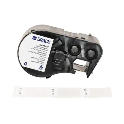 Brady M4-90-427 étiquette à imprimer Noir, Blanc Imprimante d'étiquette adhésive - Autres consommables - visuel 1