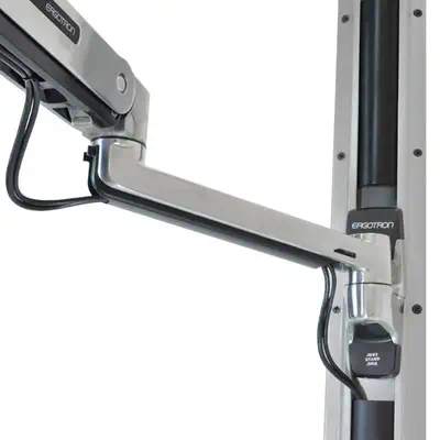 Ergotron 45-358-026 support d'écran plat pour bureau 106,7 Ergotron - visuel 1 - hello RSE - Grande extension